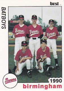 Birmingham Barons 1990 Batboys card