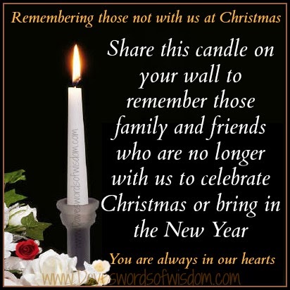 Daveswordsofwisdom.com: Remembering those not with us at Christmas