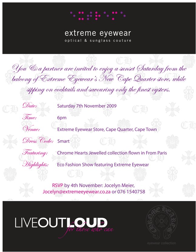WIN — Extreme Eyewear Store Launch Tickets