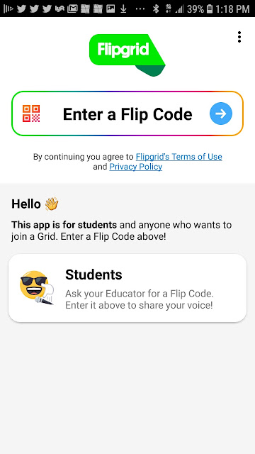 Flipgrid Mobile Phone App