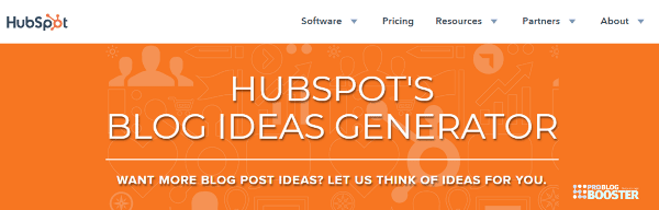 HubSpots blog topic generator