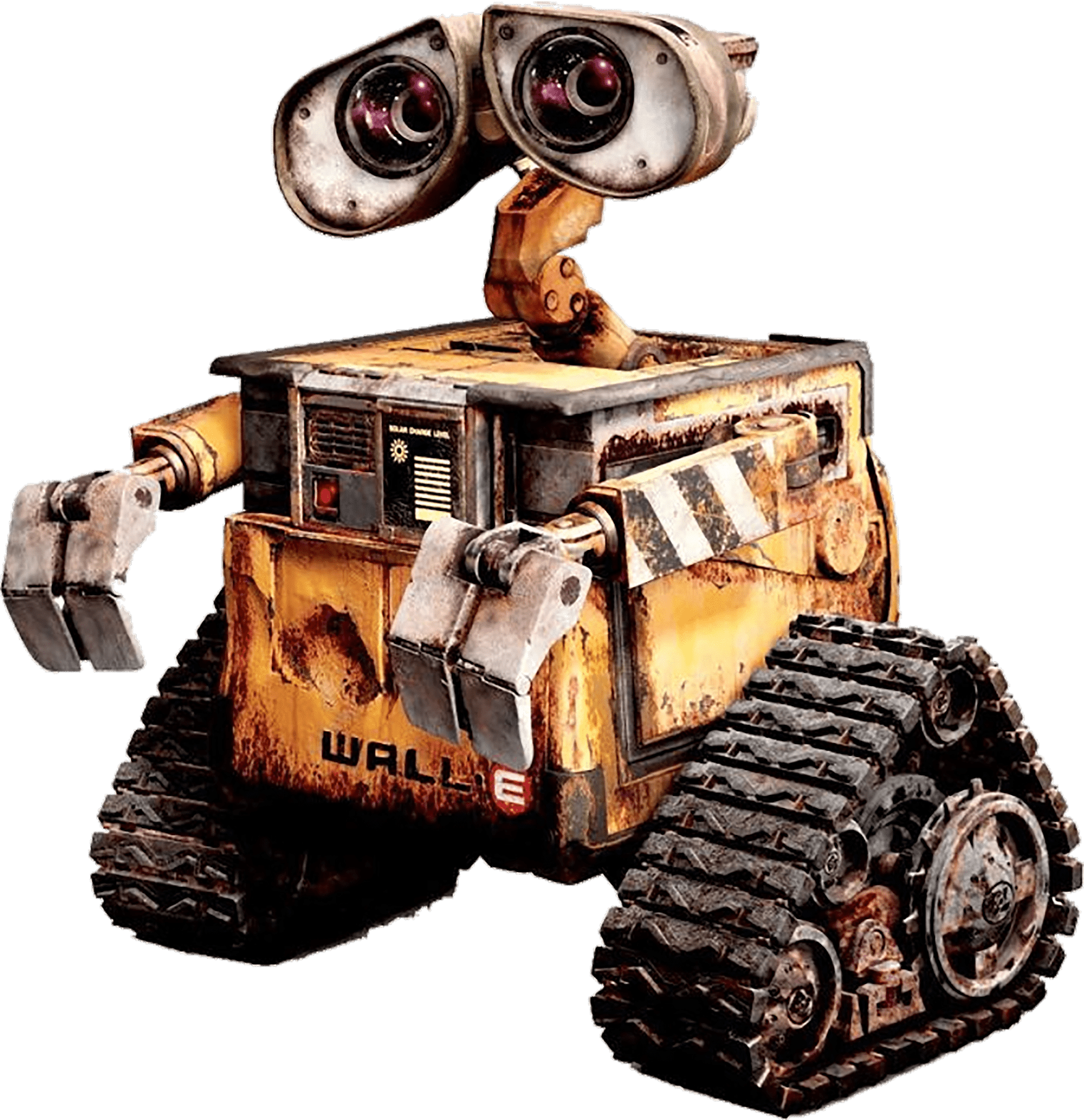 Imágenes con fondo transparente de los personajes de Wall E