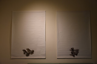 τα έργα της Ράσμι Σούκουλη στην έκθεση SKINd Signs of purity στο Μουσείο Ελληνικής Λαϊκής Τέχνης