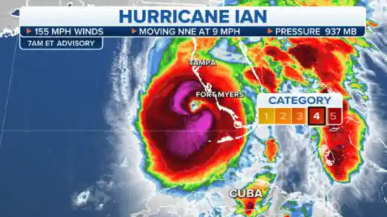 Hurricane Ian is making landfall in Florida