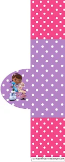 Doc McStuffins, Free Printable Labels.