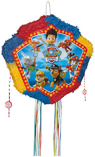  Paw Patrol Drum pull string pinata