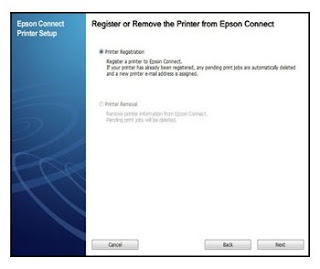 Epson Connect Printer Setup Utility Printer Register