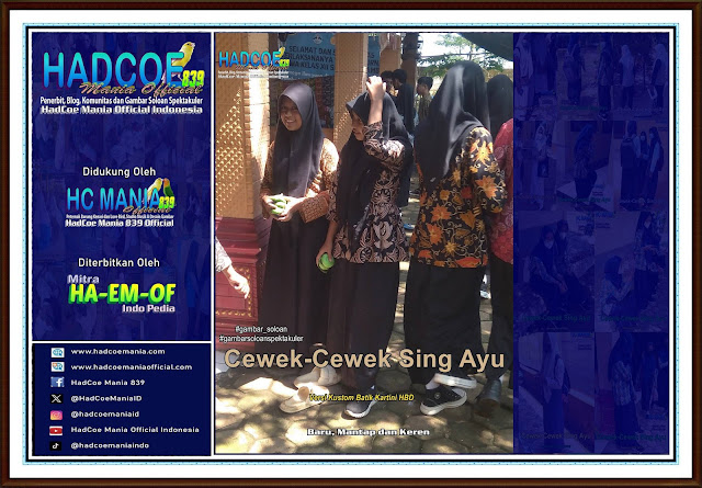 Gambar Soloan Spektakuler - Gambar SMA Soloan Spektakuler Versi Kustom Batik Kartini HBD – 54 A