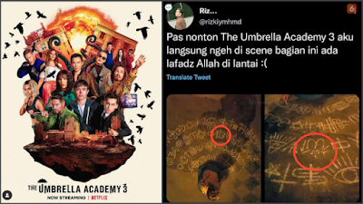 Viral Lafadz Allah Ditulis di Lantai dalam Serial The Umbrella Academy 3, Netizen Serukan Boikot Netflix!