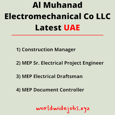 Al Muhanad Electromechanical Co LLC Latest UAE