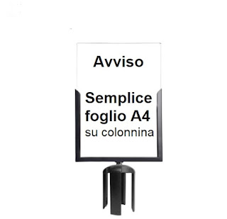 noleggio porta avvisi colonnine