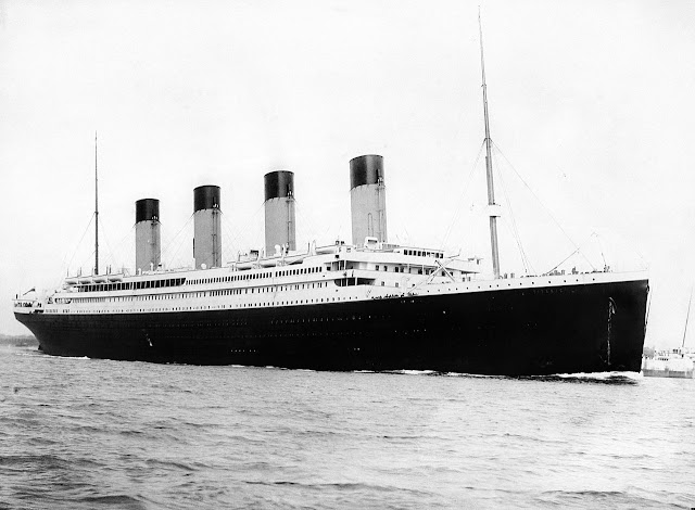 rms TITANIC prior to her illfated inaugural voyage