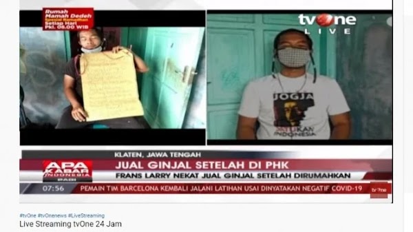 Pria Ini Nekat Jual Ginjal Setelah Kena PHK