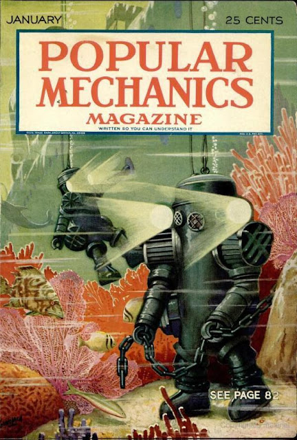 Portadas de la revista Popular Mechanics en los años 30