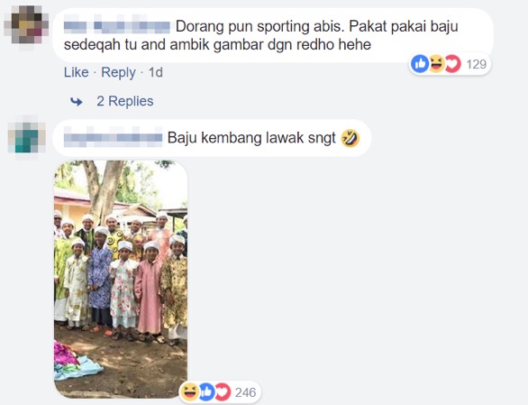 Aksi Pelajar Tahfiz Selamba Pakai Baju Kurung Sumbangan Penderma Buat Ramai Terhibur