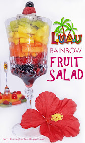 Rainbow fruit salad