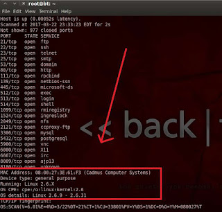 operating system scan using nmap