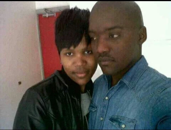 Photos: Man who shot dead his girlfriend in front of her family in South Africa hands himself over to police