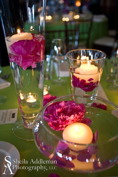 floating candle centerpieces for weddings