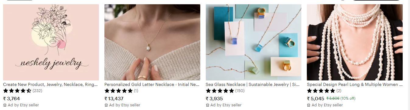 Image of High Selling seller in Jewelry Product from etsy store