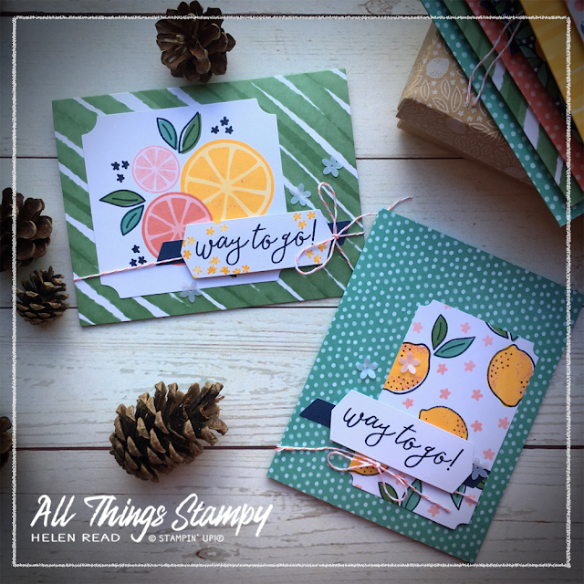 Simply Citrus Card Kit Stampin Up