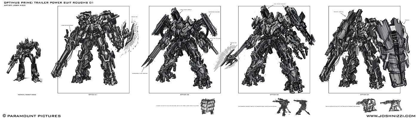 transformers dark of the moon megatron concept art. the old concept art before