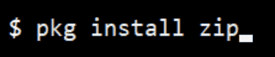 How to Zip and Unzip file & folders in Termux
