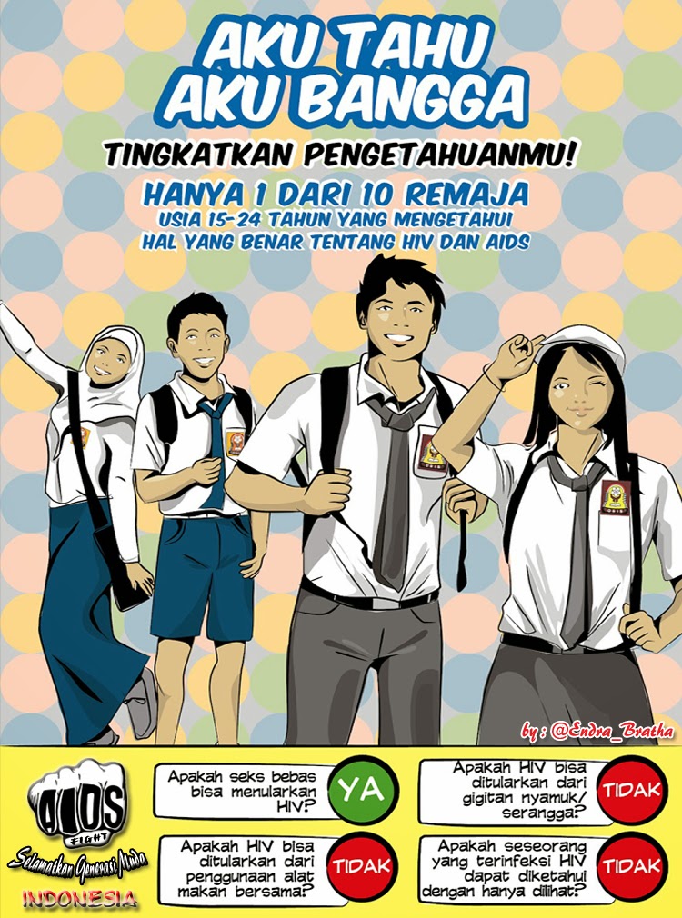 GEDE ENDRA BLOG POSTER ANTI HIV AIDS