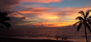 Puesta de sol en Puerto Vallarta Mexico