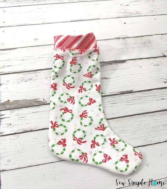 mini christmas stocking pattern