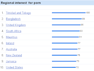 Google Insights for porn