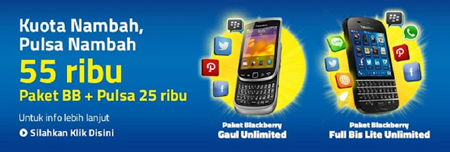 Cara Mudah Beli Paket BB XmartPlan Gaul+100Mnt+100SM dan XmartPlan FullBIS+200Mnt+200sms