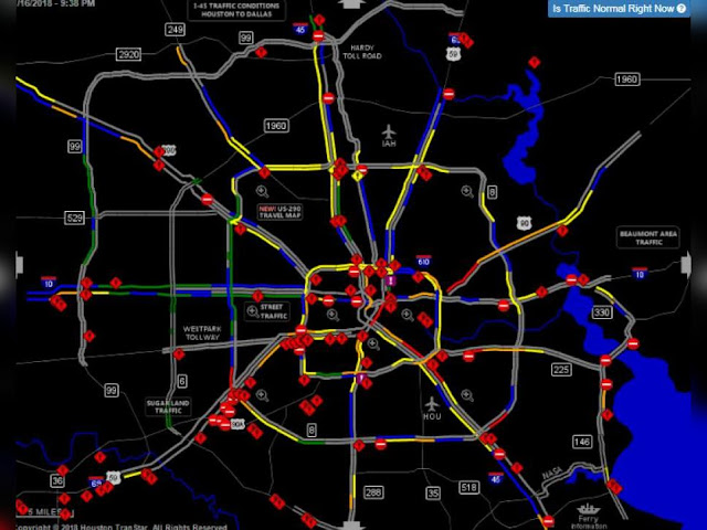 Houston Transtar Real Time Traffic Map