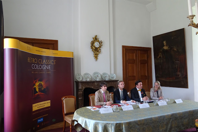 Auftakt Presse Konferenz zur Retro Classics Colgone auf Schloss Merode