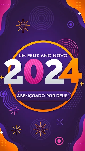 Mensagem Feliz Ano Novo 2024 Abençoado Por Deus