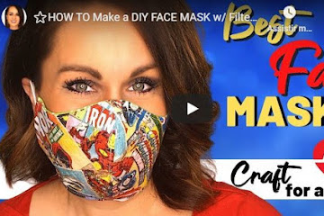 HOW TO Make a DIY FACE MASK w/ Filter Pocket Tutorial (Cricut)