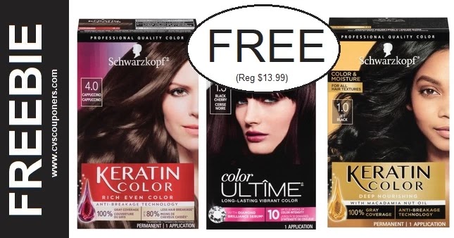 CVS Deal FREE Schwarzkopf Hair Color
