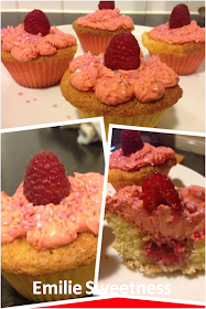 Cupcakes coco-framboises