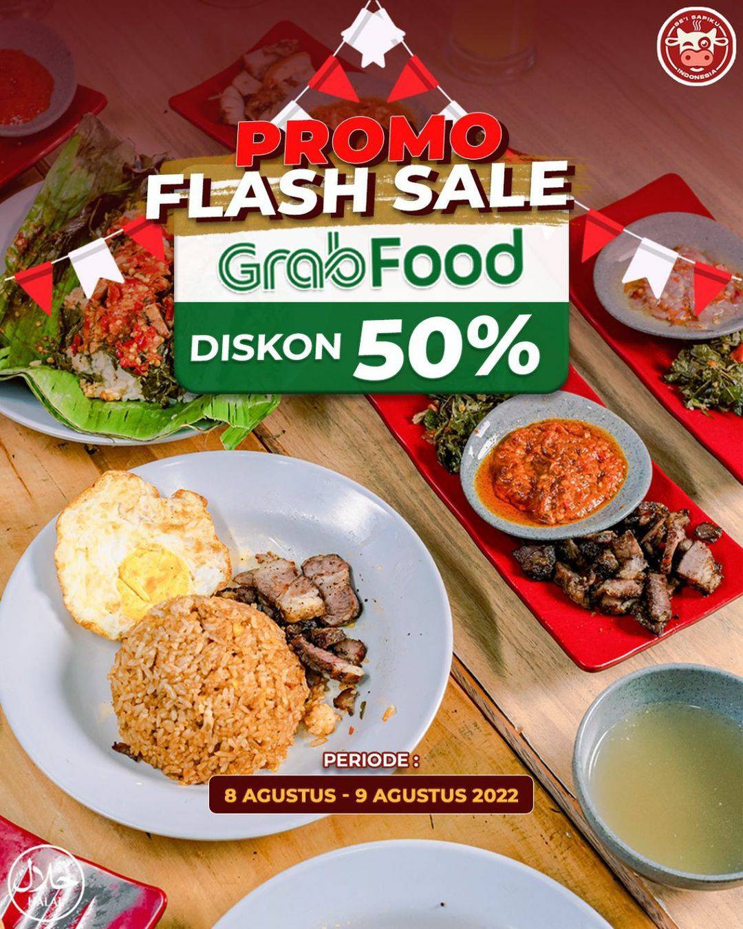 Promo SEI SAPI FLASH SALE - DISKON 60% khusus pesan via GRABFOOD