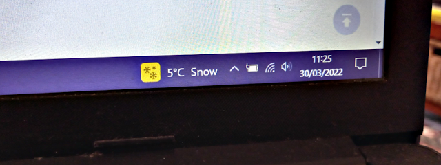 The weather on my computer