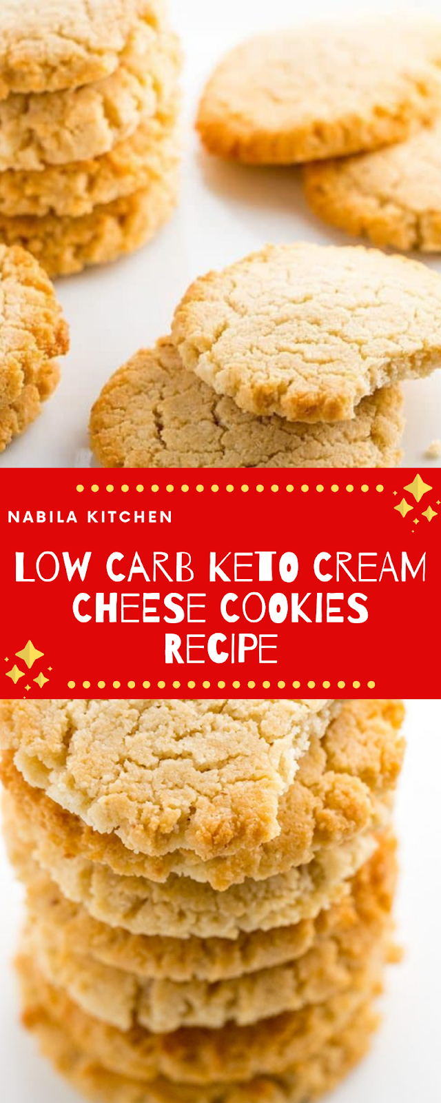 Low Carb Keto Cream Cheese Cookies Recipe 