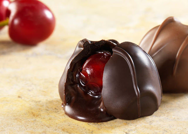 Dark Chocolate Cherry Candies