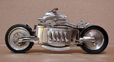 Motorcycles made from old watches Seen On www.coolpicturegallery.us