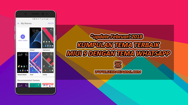 Download Tema keren MIUI 9 Tembus Whatsapp