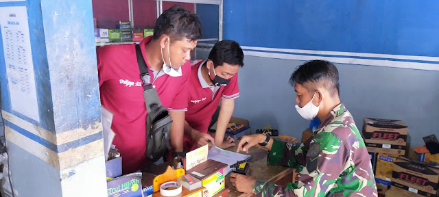 Kodim Karanganyar - Pentingnya Menggunakan Masker, Bati Wanwil Koramil 01 Karanganyar Laksanakan Komsos Pada Warga Binaan