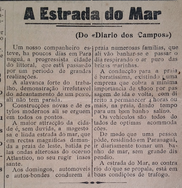 Diario do Comercio, 28/12/1927, Anno 16, n.4447 EstradadoMar