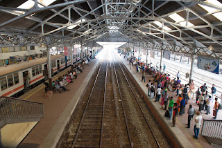 Inside Colombo fort railway station - Colombo