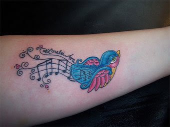 music note tattoos