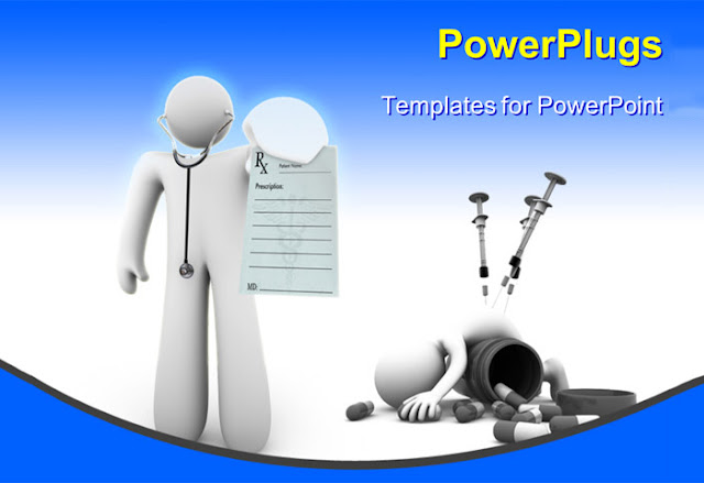 Template PowerPoint tema kesehatan