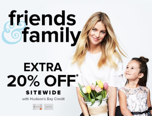 Hudsons Bay Friends & Family Event